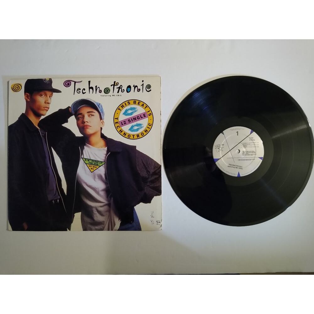 Technotronic - This Beat Is Technotronic 12" Single 1989 SBK Dance 45 RPM